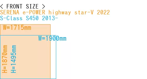 #SERENA e-POWER highway star-V 2022 + S-Class S450 2013-